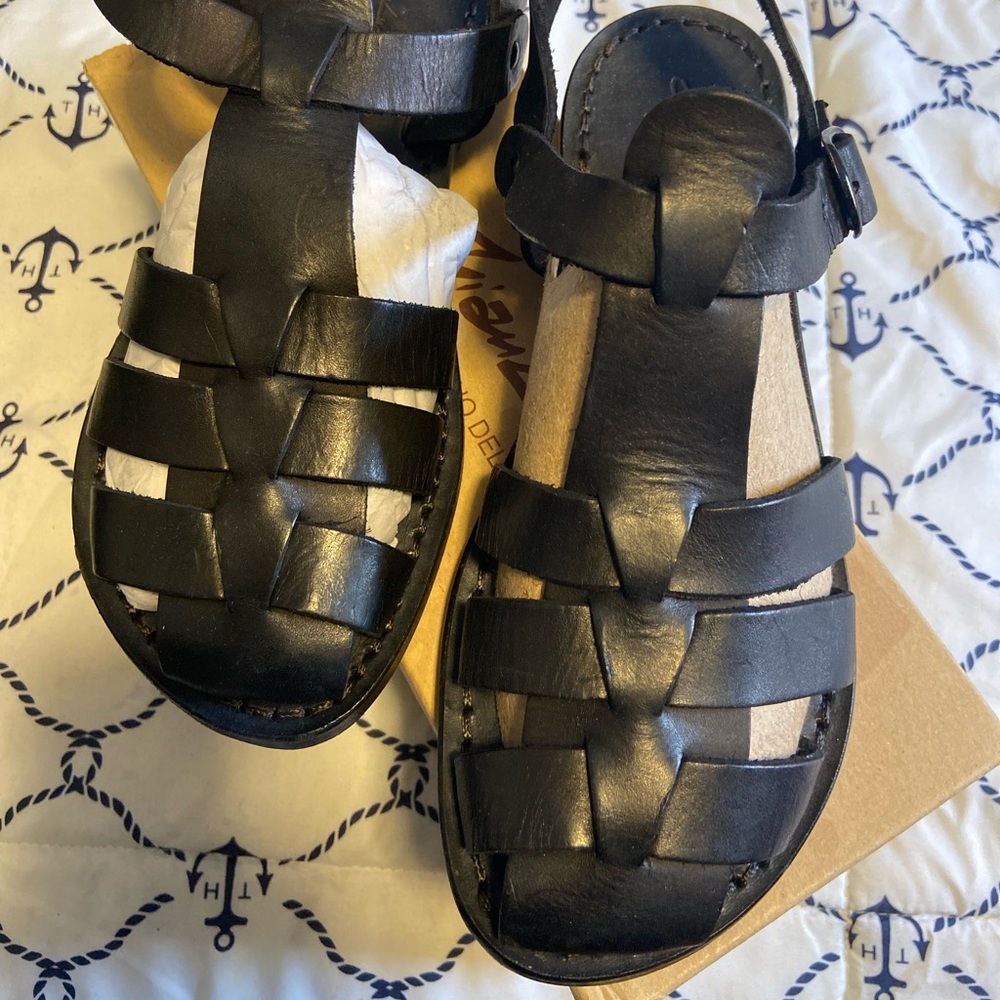 COPY - Brand New Italian leather Sandals